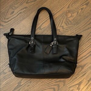 Coach Black Leather Handbag